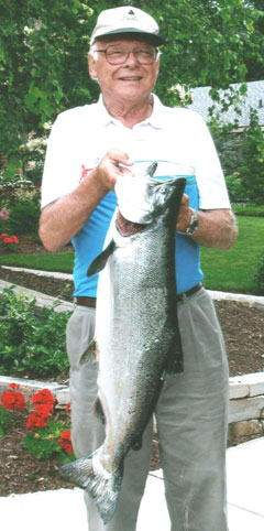 Tony Schlise and fish